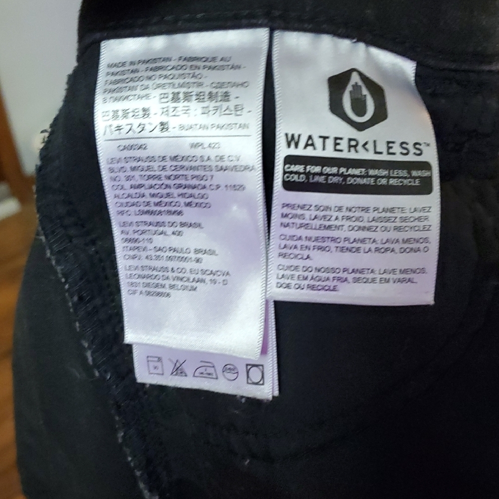 Signature by Levi Strauss Black Skinny Jeans 710 SuperSkinny - Picture 14 of 16